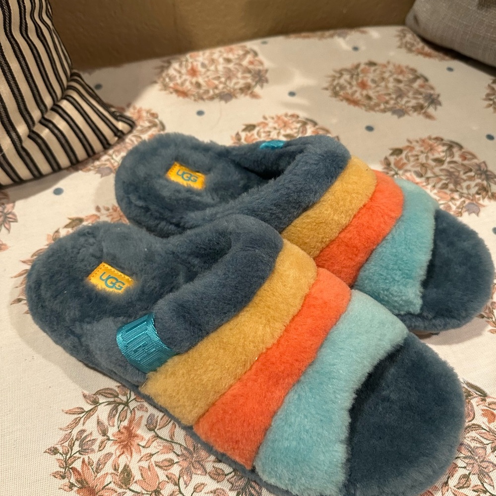 UGG Gray Fleece Lined Boots